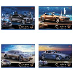 HATBER / Sketchbook "Autostyle", 205x290 mm, 12 folhas A4, grampo, capa de papelão