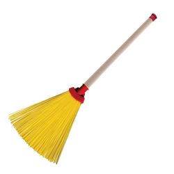 ЛАЙМА / Synthetic fan broom EXPERT 29x26 cm, wooden handle 40 cm, Euro thread