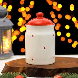 Доляна / Bank for bulk products "New Year's helpers", 600 ml