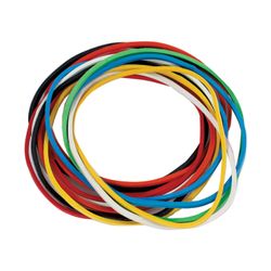 Universal bank rubber bands with a diameter of 60 mm, OFFISMAG 100 g, colored, natural rubber