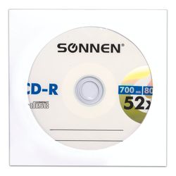 SONNEN / Disc CD-R 700 Mb, 52x, paper sleeve (1 piece)
