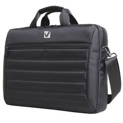 Sac d'affaires BRAUBERG "Patrol", 29x41x6 cm, compartiment pour tablette et ordinateur portable 15,6", tissu, noir
