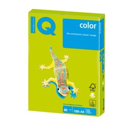 IQ COLOR / A4 paper, 80 g / m2, 100 sheets, neon, green