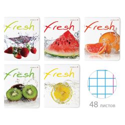 Альт / Notizbuch A5 48 J. Halterung, Käfig, Hochglanzlack, "New Fruit" / 10 Stk.