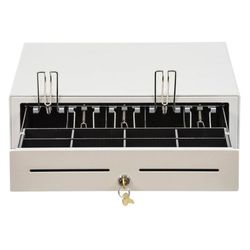 Money box ATOL CD-410-W, electromechanical, 410x415x100 mm (KKM ATOL), white