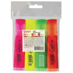 Set of 4 PCs highlighters STAFF, CUTS the line 1-5 mm