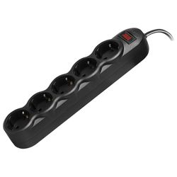SVEN / Surge protector SF-05L, 5 sockets, 3 m, black