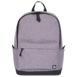 Backpack BRAUBERG universal, city size, "Grey Melange", with protection from moisture, 43х30х17 cm
