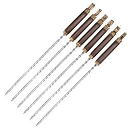 Золотая антилопа / Collectible souvenir set of skewers (6 pcs.) With the tip "Armored vehicles"