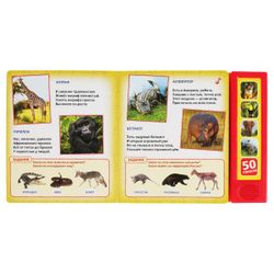 Умка / Umka / Book with tactile on the cover "Stepanov V. Zoo"