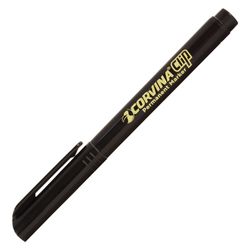 Permanentmarker (unlöschbar) CORVINA, Rundspitze 2,5 mm, SCHWARZ, Italien