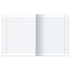 HATBER / Notebook А5, 48 sheets, staple, line, cardboard cover, "LINE" / 10 pcs.
