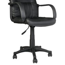 Armchair BRABIX "Hit MG-300", with armrests, eco-leather, black