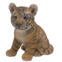 Ремеко / Ornamental garden figure "Tiger cub" L24W16H24cm.