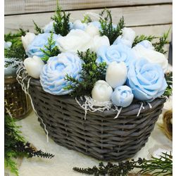 Milotto / Set of soap "Haze" in the basket