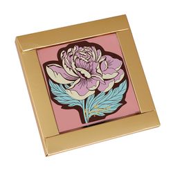 Chocolate greeting card "Peony"