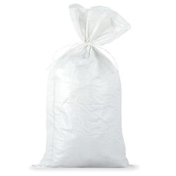 Polypropylene bags up to 50 kg, set of 100 pcs., 105x55 cm, weight 72 g, for a wide range of applications, white