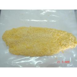 Breaded pangasius fillets