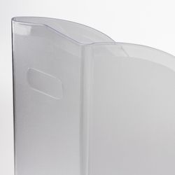 Khay dọc để đựng giấy BRAUBERG "Cosmo" (260х85х315 mm), trong suốt