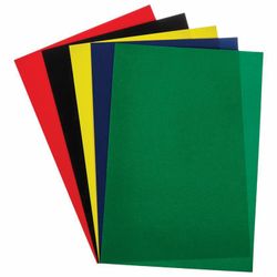 Papel A4 VELVET colorido, 5 folhas de 5 cores, em pasta, APLICA, 205x295 mm, Sortido