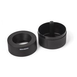 Screpanti magnetic BRAUBERG with 30 clips, a large barrel, black