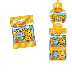Конфитрейд / ORANGE COW Vitafruit trái cây các loại mứt cam trên băng sọc 1kor * 8bl * 24pcs, 25g.