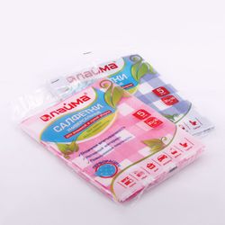 ЛАЙМА / Universal napkins, 30x38 cm, 75 g / m2, PERFORATION, viscose (spunlace), SET 5 pcs.