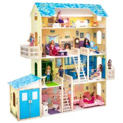 Wooden doll house "Lira"