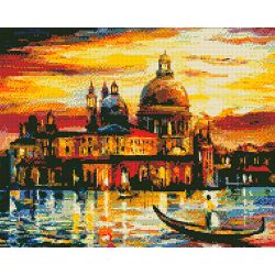 Опт-картина / Diamond mosaic, 40x50, square rhinestones Venice