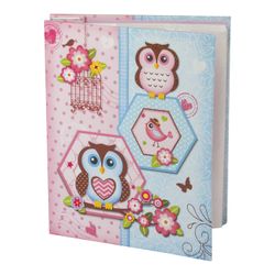 BRAUBERG / Notebook "Owlets", 56 sheets A5 (133x178 mm), hardcover, frame + album, gift wrapping, line
