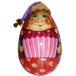 Мастерская подарков / Gift workshop / Tumbler egg, Buffoon with accordion