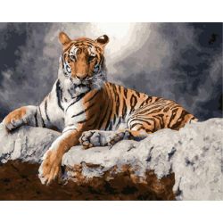 Опт-картина / Pintura por números 40x50 Tigre