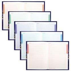 HATBER / Notebook "City" 5 colors LARGE FORMAT 160 A4 sheets, 205x290 mm, hardcover, laminated cover, cage, block