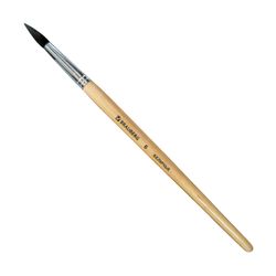 BRAUBERG brush, squirrel hair, round, No. 6