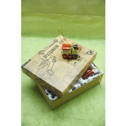 Ярославская майолика / Set of Christmas decorations "Transport"