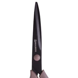 Scissors BRAUBERG "Special", 216 mm, Teflon anti-slip surface, 2-sided sharpening, blister