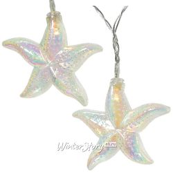Kaemingk / LED string with batteries Starfish 1.8 m 10 warm white LED lamps, transparent PVC, IP20