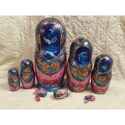 Авторская продукция / Author's matryoshka "Fairy tales", 10 dolls