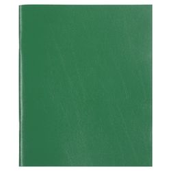 STAFF / Notebook bumvinyl, A4, 96 sheets, staple, offset No. 1, cage, GREEN / 10 pcs.