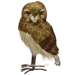 Kaemingk / Decorative figure Owl Michaela - Guest from the Caramel Grove 48 cm