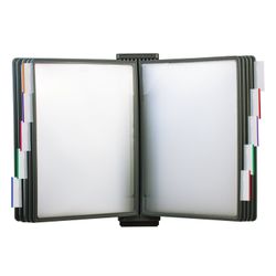 BRAUBERG / Wall-mounted demo system / expansion module for 231234, with 10 gray A4 panels