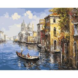 Опт-картина / Painting by numbers 40x50 Venice