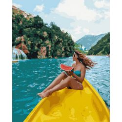 Опт-картина / Painting by numbers 40x50 Vacation at sea
