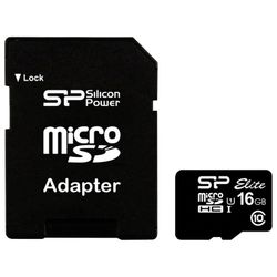 SILICON POWER / microSDHC memory card 16 GB UHS-I U3, V30, 85 Mb / s (cl.10), adapter 0SP