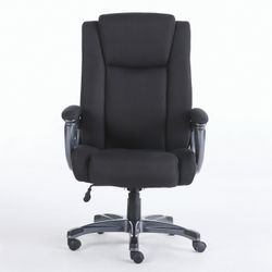 BRABIX PREMIUM "Solid HD-005" armchair, 180 kg, fabric, black