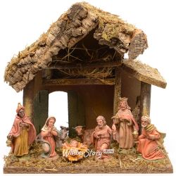 Kaemingk / Nativity scene - composition of the Holy Family and the Venerable Magi 27 * 26 cm