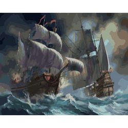 Опт-картина / Malen nach Zahlen 40x50 Storm