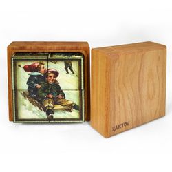 Zartoy / Cubes with pictures "Christmas"