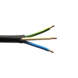 Power cables for stationary laying - Cable VVG 3x1.5 Black