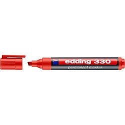 EDDING / 包边/永久性记号笔，斜角笔尖，1-5 毫米红色